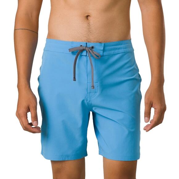 prAna Size 36 Clear Sky 9” Riveter Boardshort Swimming Trunks Drawstring J17-19 - Picture 1 of 10